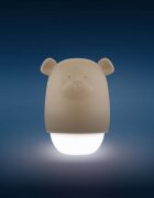 Zazu Kids Lampa de veghe cu senzor de lumina Benny the Bear Bej