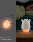 Zazu Kids Lampa de veghe cu senzor de lumina Benny the Bear Maro