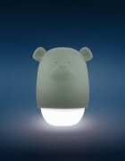 Zazu Kids Lampa de veghe cu senzor de lumina Benny the Bear Verde