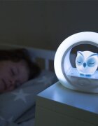 Zazu Kids Lampa de veghe Lou roz