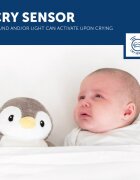 Zazu Kids Plus cu mecanism de linistire si relaxarea bebelusului Pinguinul Phoebe