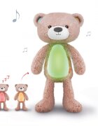 Zazu Kids Ursuletul Brody Antrenor de Somn Muzical cu Lumina Roz