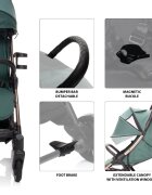 Zopa Carucior sport Quiq 2 Antique GreenBlack