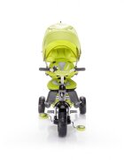 Zopa Tricicleta pentru copii Citigo Kiwi Green multifunctionala sezut reversibil spatar reglabil multiple pozitii suport picioare copertina extensibila varsta 10 luni+