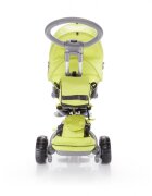 Zopa Tricicleta pentru copii Citigo Kiwi Green multifunctionala sezut reversibil spatar reglabil multiple pozitii suport picioare copertina extensibila varsta 10 luni+