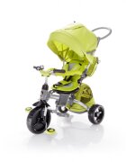 Zopa Tricicleta pentru copii Citigo Kiwi Green multifunctionala sezut reversibil spatar reglabil multiple pozitii suport picioare copertina extensibila varsta 10 luni+