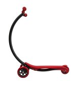 Zycom Trotineta C100 Negru Rosu platforma si maner antialunecare greutate suportata 65 kg varsta 3 ani+