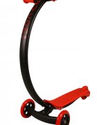 Zycom Trotineta C100 Negru Rosu platforma si maner antialunecare greutate suportata 65 kg varsta 3 ani+