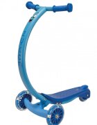 Zycom Trotineta Zipster Albastra cu roti led greutate suportata 65 kg varsta 3 ani +