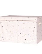 3 Sprouts Cufar pliabil pentru camera copiilor material reciclat Terrazzo Crem