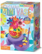 4M Kit creativ Kidzmaker Roteste si picteaza o mini-vaza