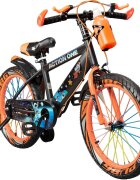 Action One Bicicleta cu roti ajutatoare si bidon pentru apa Nova II 18 inch Portocaliu