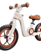 Action One Bicicleta fara pedale Little Dino 12 inch Alb