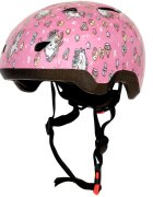 Action One Casca de protectie Stars and Unicorns marime 52-57 cm Roz