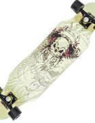 Action One Longboard ABEC-7 PU Aluminiu 100 kg 79 x 20 cm Multicolor Angry Skull