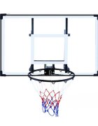 Action One Panou de baschet cu inel si amortizor 120 x 80 cm Transparent