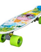 Action One Penny board 22 ABEC-7 PU Aluminium Truck Pink Skull