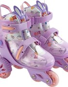 Action One Role reglabile incepatori roti luminoase S (31-34) Lila