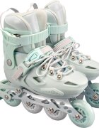 Action One Role reglabile Pastel Mint Green roti luminoase din silicon sina aluminiu S (28-31)