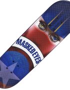 Action One Skateboard dublu print Aluminium Truck Masked Eyes 70 X 20 cm Multicolor