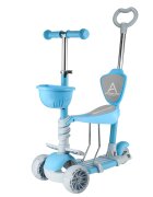 Action One Trotineta 5 in 1 cu roti luminoase Kinder XS Albastru