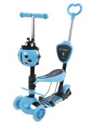 Action One Trotineta 5 in 1 cu roti luminoase Smart Kid Albastru