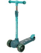 Action One Trotineta cu 3 roti cu lumini si muzica Prime verde