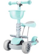 Action One Trotineta cu roti luminoase 3 in 1 Kinder XS Verde