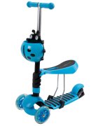 Action One Trotineta cu roti luminoase Smart Kid 3 In 1 Albastru