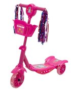 Action One Trotineta Kiddy II Unicorn cu lumini si muzica Roz