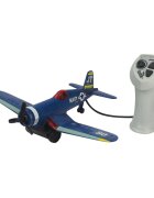 Air Forces Avion de lupta cu telecomanda cu fir 90 Albastru