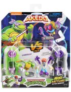 Akedo Set 2 figurine Testoasele Ninja Donatello Vs Baxter Stockman S1