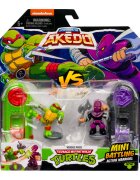Akedo Set 2 figurine Testoasele Ninja Raph Vs Foot Soldier S3