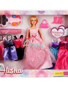 Alisha Papusa cu 6 rochii de printesa 29 cm