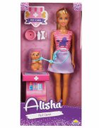 Alisha Papusa Doctor veterinar cu accesorii Mov