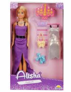 Alisha Papusa in rochie de petrecere