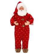 Alska Figurina decorativa Mos Craciun in pijamale 28 cm