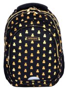 AstraBag Ghiozdan cu 3 compartimente Golden Teddy