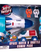 Astro Venture Set spatial 2 in 1 cu figurine (Naveta spatiala Vehicul spatial)