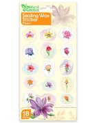 Avenir Abtibilduri imitatie sigiliu Natural Creation Flori 18 bucati