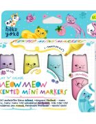 Avenir Set 4 mini markere parfumate Meow Meow