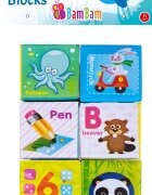 BamBam Jucarie bebelusi Set 6 blocuri moi