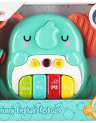 BamBam Jucarie interactiva Pian cu 4 clape Elefant