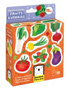 Banana Panda Primul meu puzzle Fructe si Legume 38 piese