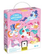 Banana Panda Puzzle I love Unicorns 60 piese