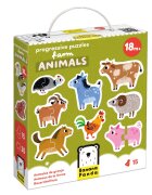 Banana Panda Puzzle progresiv Animale de la ferma 30 piese