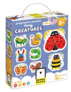 Banana Panda Puzzle progresiv Creaturi mici 32 piese