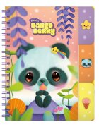 Bangoberry Caiet de notite cu separatoare si accesorii Bangobobs Pally Panda