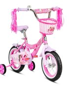 Barbie Bicicleta cu cos si roti ajutatoare 12 inch