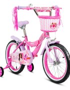 Barbie Bicicleta cu cos si roti ajutatoare 16 inch